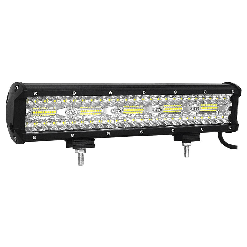 4-23 Inch 240W 360W 420W 480W LED Light Bar 8D Offroad Lamp Combo 3-Rows 12V 24V Truck SUV ATV 4WD 4x4