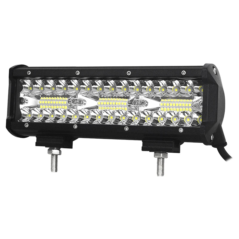 4-23 Inch 240W 360W 420W 480W LED Light Bar 8D Offroad Lamp Combo 3-Rows 12V 24V Truck SUV ATV 4WD 4x4