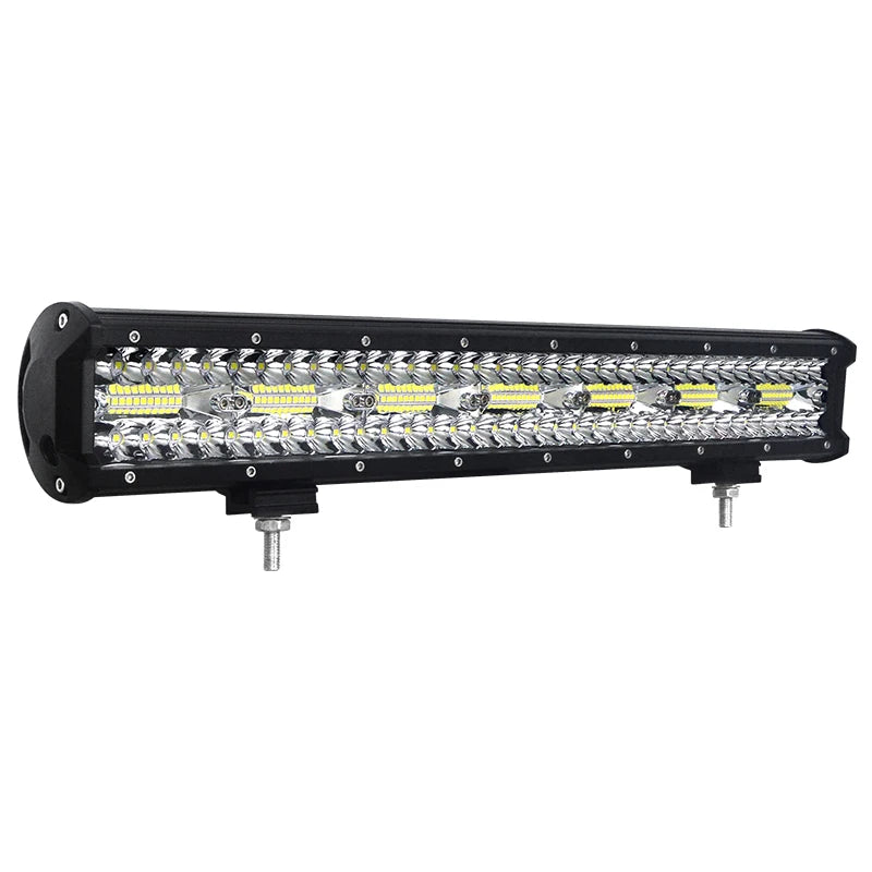 4-23 Inch 240W 360W 420W 480W LED Light Bar 8D Offroad Lamp Combo 3-Rows 12V 24V Truck SUV ATV 4WD 4x4