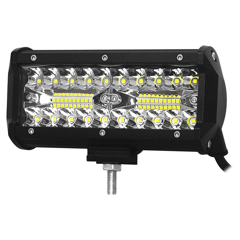 4-23 Inch 240W 360W 420W 480W LED Light Bar 8D Offroad Lamp Combo 3-Rows 12V 24V Truck SUV ATV 4WD 4x4