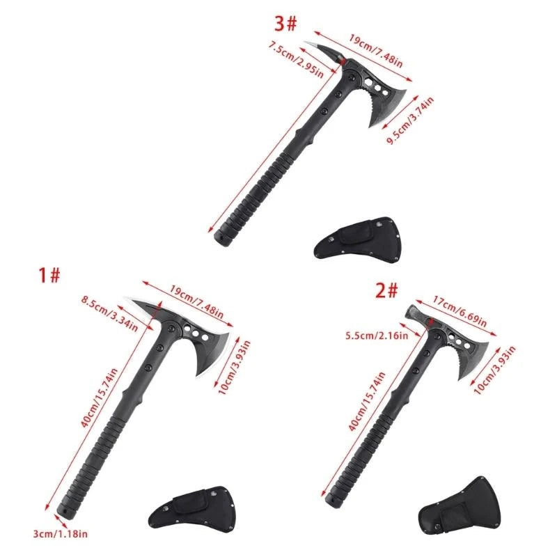 Tactically Hatchets Axes Survival Throwing Hatchets with Sheaths Portable Camping Axes for Outdoor Splitting Enduring