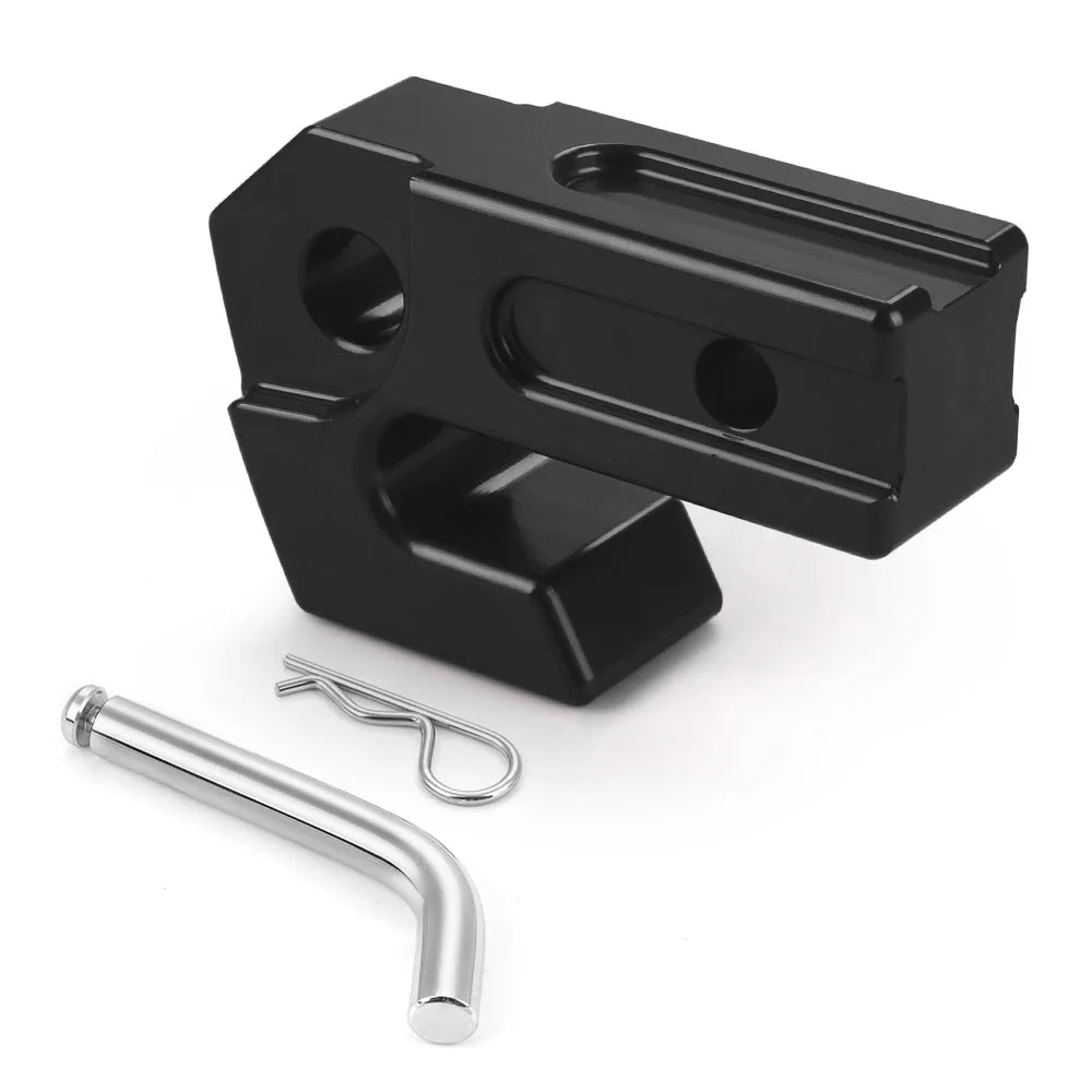 2" Towing Hitch Receiver Skid Protection 45000 lbs For Off-Road Trucks SUV Towing Recovery For 3/4" D-Ring or Soft Shackle