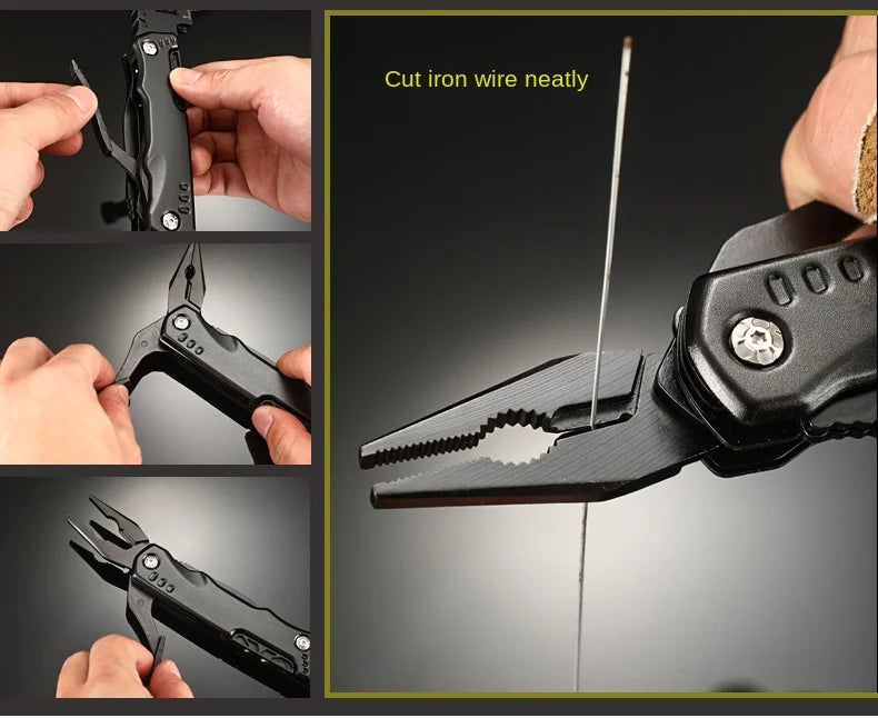Multi functional wrench Hammer combination universal folding pliers tool Wrench universal folding pliers Hand Tools