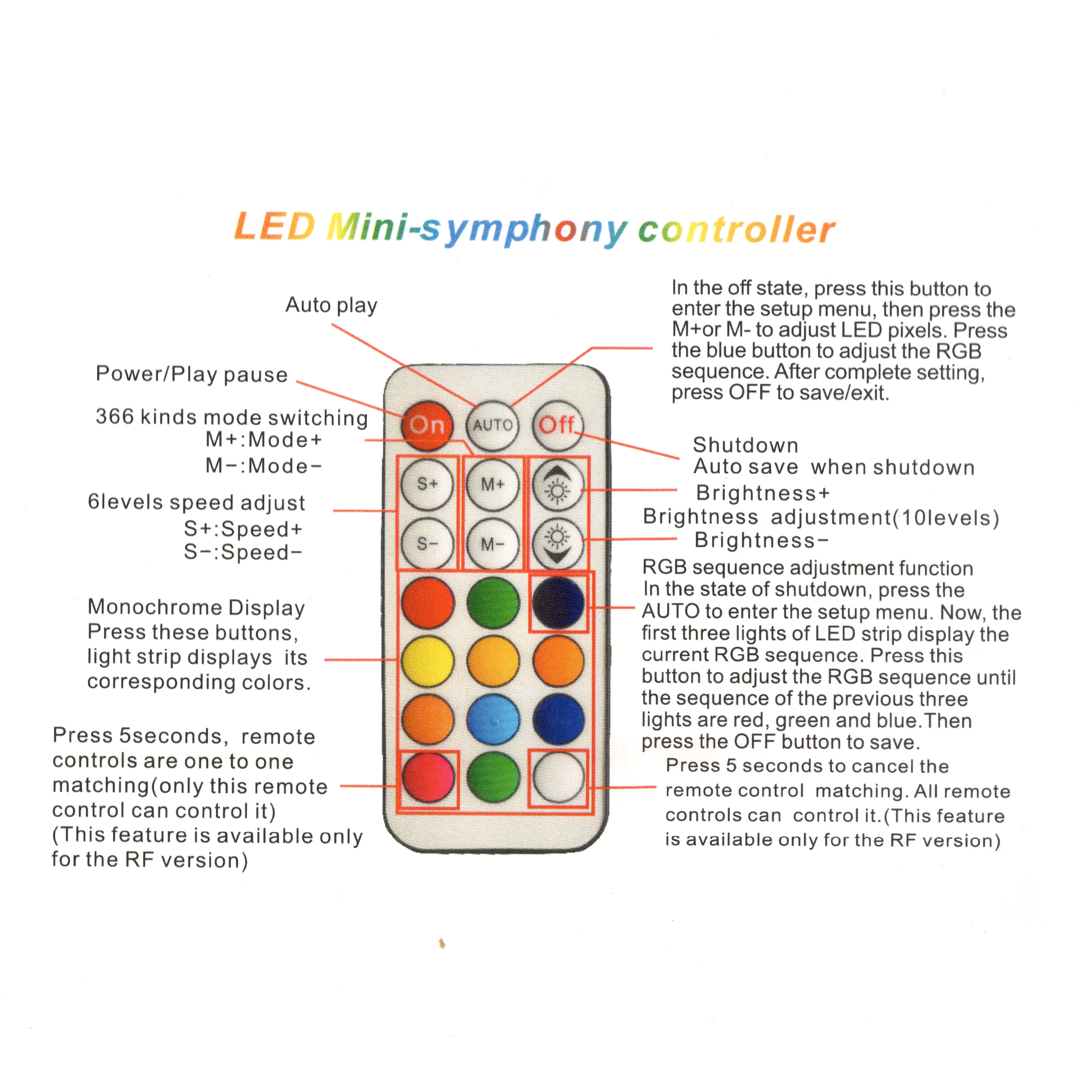 2ft RGB LED Whip Lights Flag Pole RF Remote Control / APP RGB Lamp for Jeep RZR ATV UTV  Offroad Boat Car Truck SUV