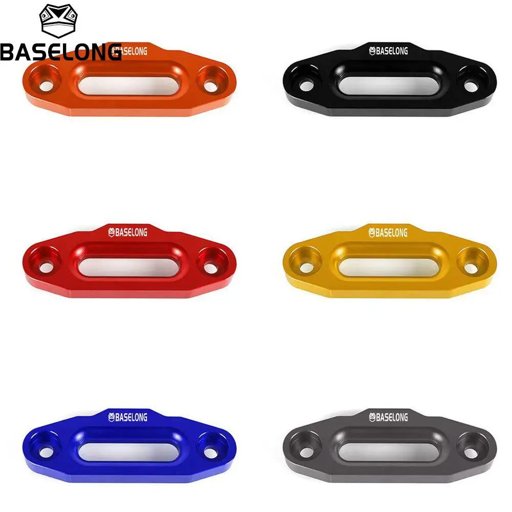 ATV Front Rear Hawse Fairlead Winch Rope For 7/8" INCH 124 MM Mount Bolt Centers For 2000-3500 LBS UTV Winches Aluminum