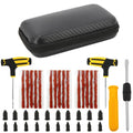 NEW Tubeless Tire Repair Kit - Emergency Puncture Tools w/Rubber T-Plugs for Car/Motorcycle On-Road Vacuum Seal