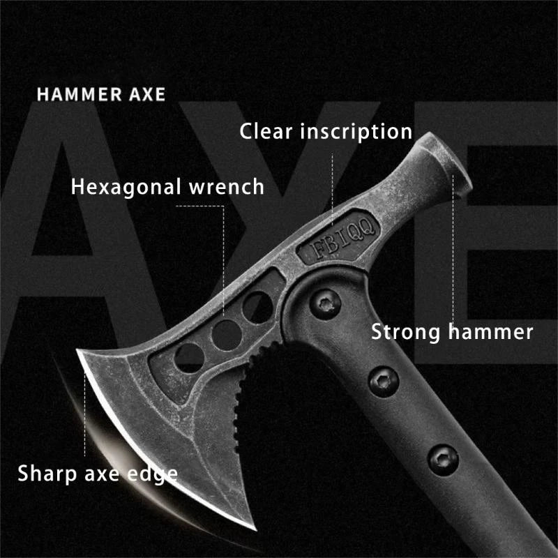 Tactically Hatchets Axes Survival Throwing Hatchets with Sheaths Portable Camping Axes for Outdoor Splitting Enduring