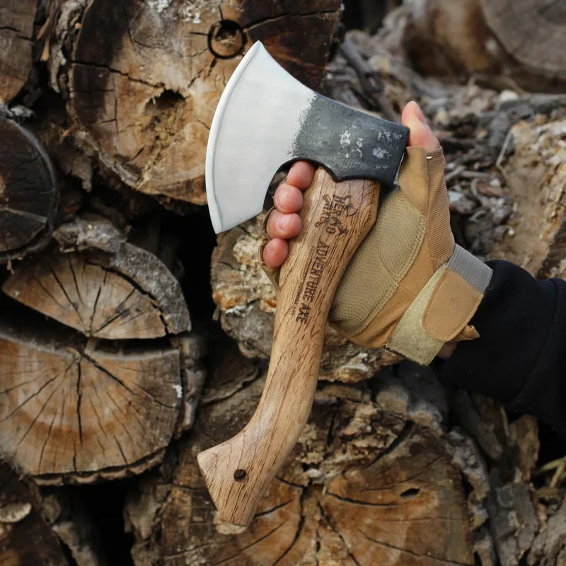 Austeel Wood Forged Outdoor Camping Hand Axes Family Firewood Splitting Tools Multi-functional Nieman Axes
