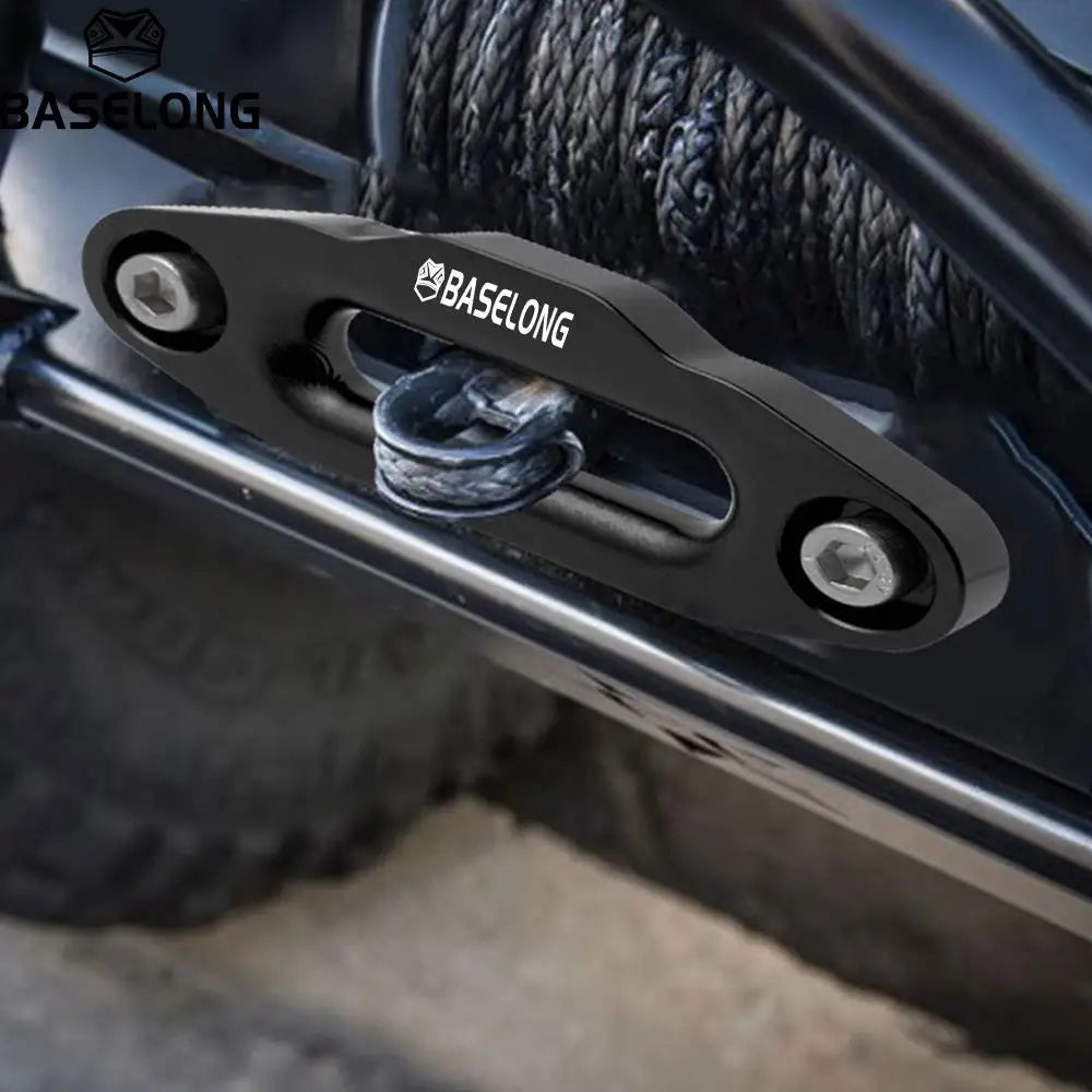 ATV Front Rear Hawse Fairlead Winch Rope For 7/8" INCH 124 MM Mount Bolt Centers For 2000-3500 LBS UTV Winches Aluminum