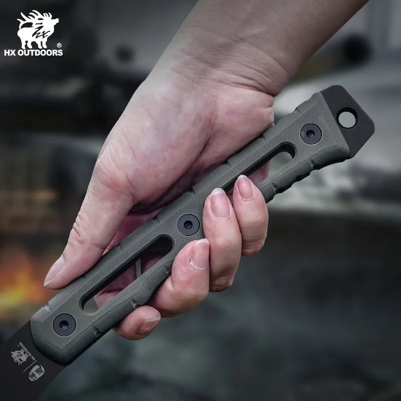 HX OUTDOORS Survival Axe Tomahawk Stainless Steel Outdoor Tool, Hunting Camping Survival Axes Hand Tool Fire Axe ,Hatchet Axes