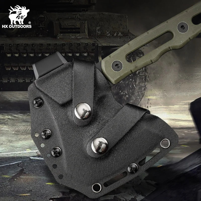 HX OUTDOORS Survival Axe Tomahawk Stainless Steel Outdoor Tool, Hunting Camping Survival Axes Hand Tool Fire Axe ,Hatchet Axes