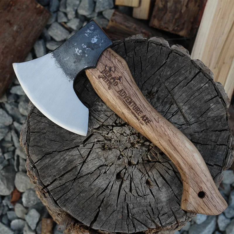 Austeel Wood Forged Outdoor Camping Hand Axes Family Firewood Splitting Tools Multi-functional Nieman Axes
