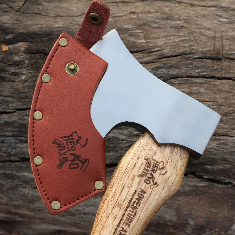 Austeel Wood Forged Outdoor Camping Hand Axes Family Firewood Splitting Tools Multi-functional Nieman Axes