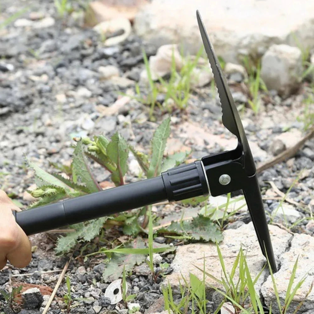 1PC Engineer Shovel Military Shovel Outdoor Multifunctional Folding Military Shovel Vehicle Camping Fishing Shovel Pickaxe