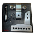 Adjustable Trailer Hitch 2" Receiver 6" Drop/Rise Drop Hitch 12500 LBS GTW Ball Mount 2" 2-5/16" Dual Towing Ball Double Locks
