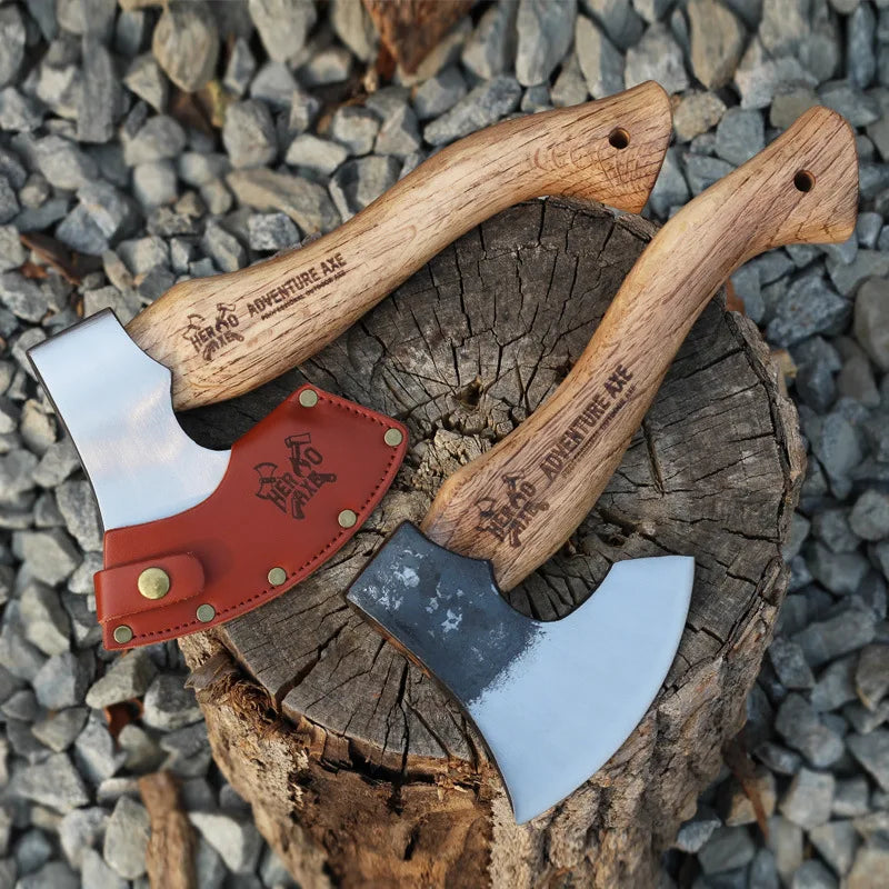 Austeel Wood Forged Outdoor Camping Hand Axes Family Firewood Splitting Tools Multi-functional Nieman Axes