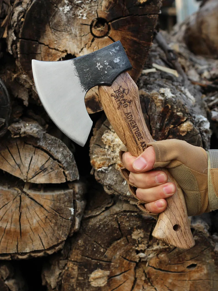 Austeel Wood Forged Outdoor Camping Hand Axes Family Firewood Splitting Tools Multi-functional Nieman Axes